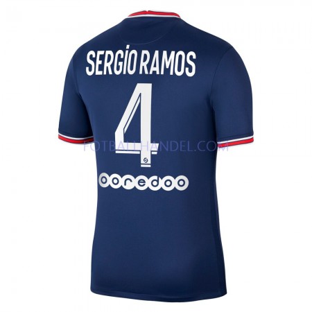 Herre Fotballdrakter Paris Saint-Germain Sergio Ramos 4 Hjemme 2021-22 Kortermet